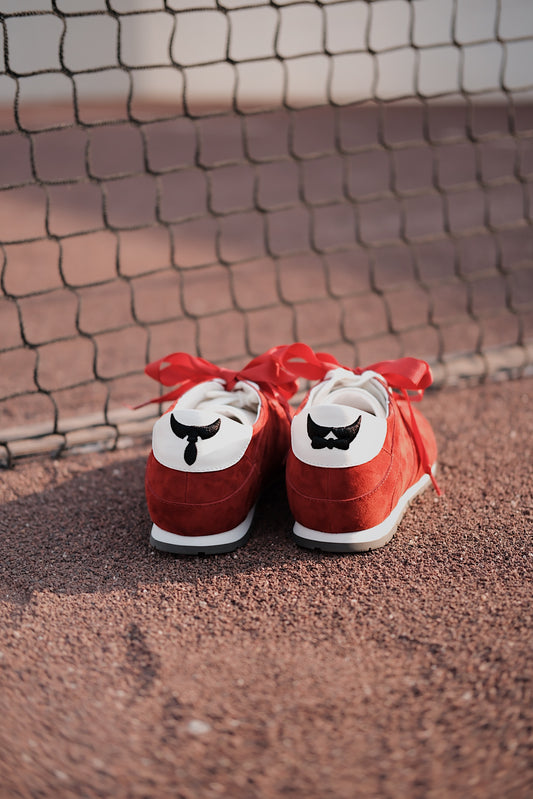 Suede Sneakers with Hidden Internal Lift for Elevated Comfort and Chic