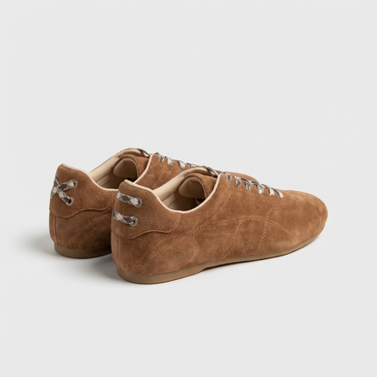 Soft Loaf | Suede Sneakers with Asymmetric Detail and built-in Lift