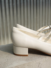 "Golden Era" Women's Asymmetric Square Toe Mary Janes