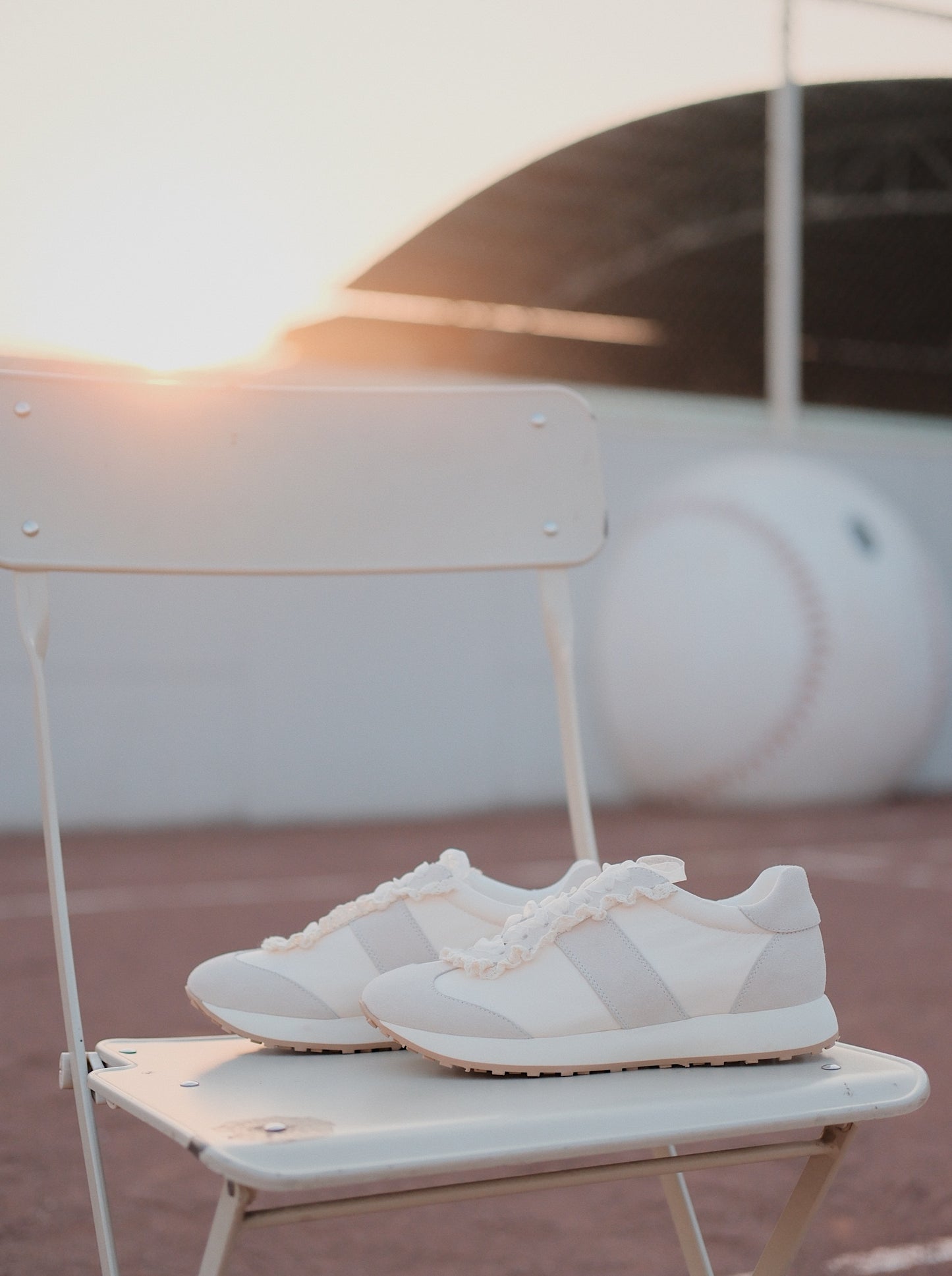 Bloom Mary Jane Sneakers with Cotton Lace