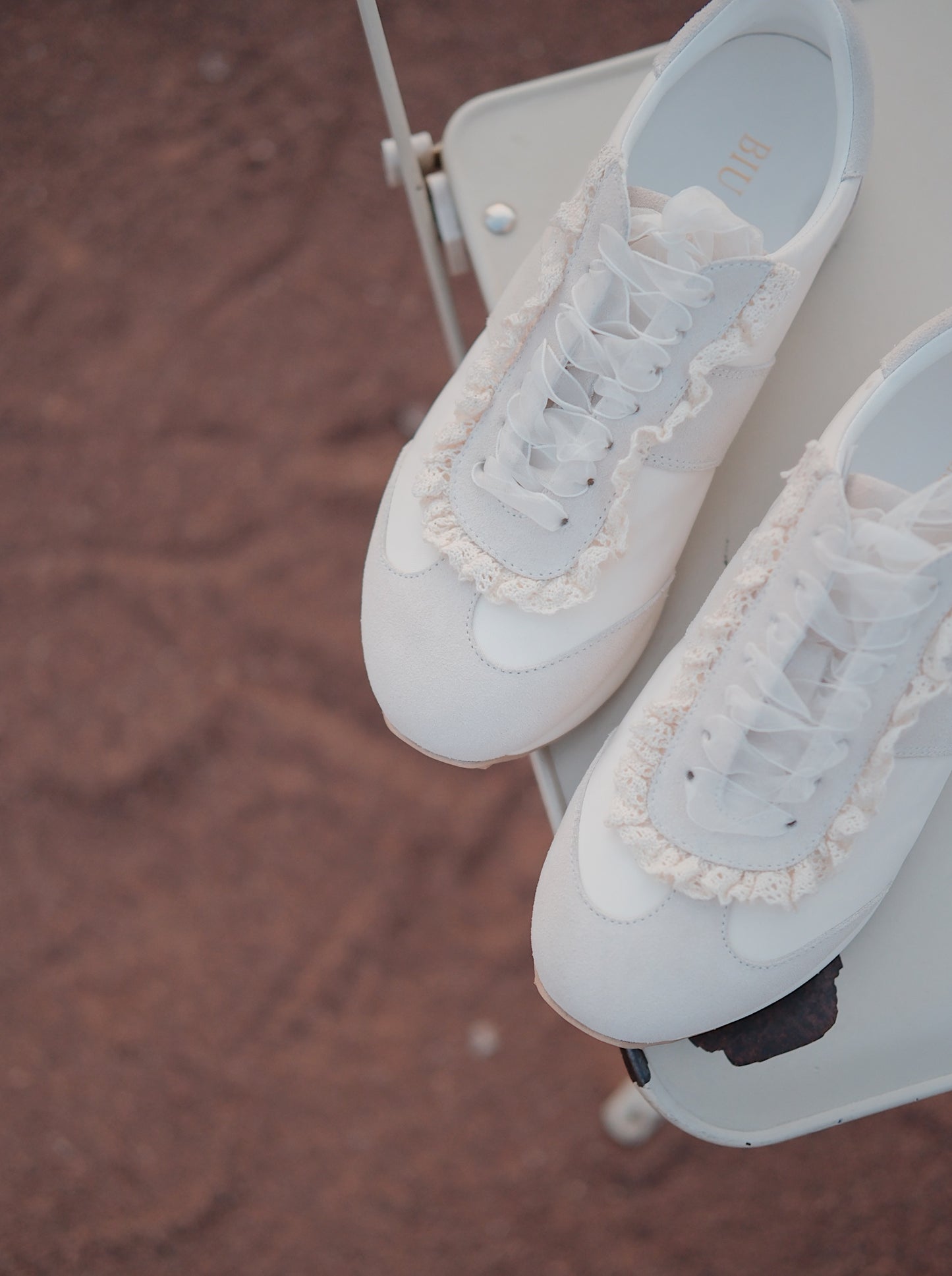 Bloom Mary Jane Sneakers with Cotton Lace