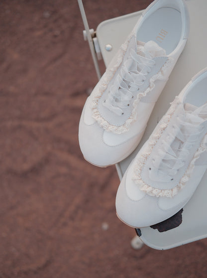 Bloom Mary Jane Sneakers with Cotton Lace