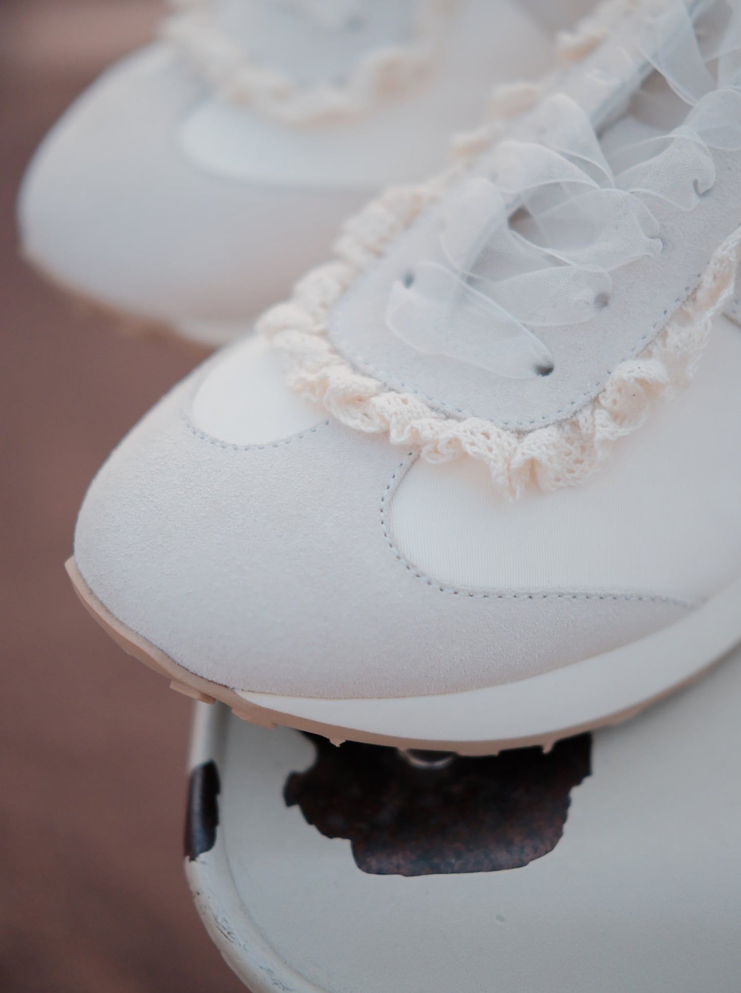 Bloom Mary Jane Sneakers with Cotton Lace