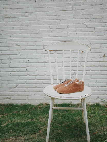 Soft Loaf | Suede Sneakers with Asymmetric Detail and built-in Lift