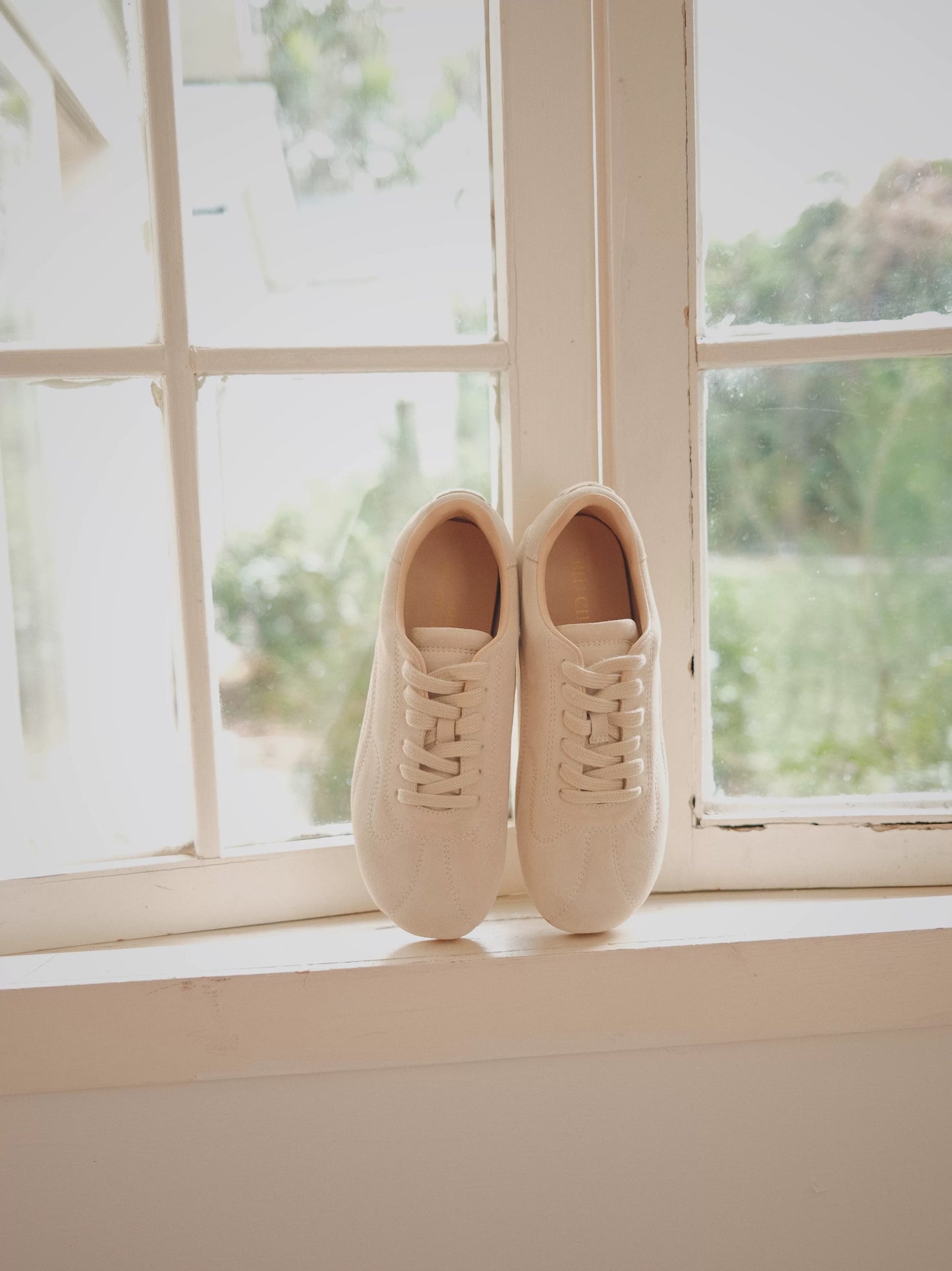 Soft Loaf | Suede Sneakers with Asymmetric Detail and built-in Lift