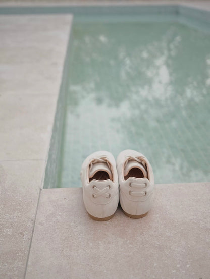 Soft Loaf | Suede Sneakers with Asymmetric Detail and built-in Lift