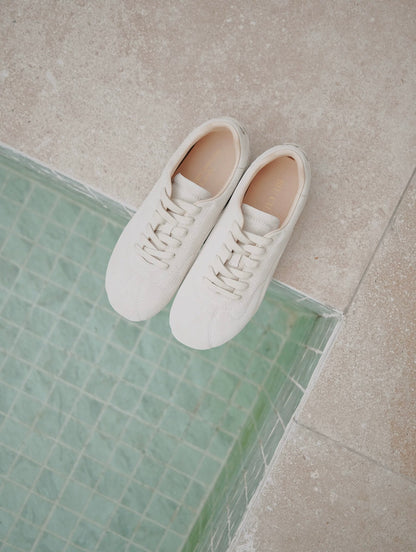 Soft Loaf | Suede Sneakers with Asymmetric Detail and built-in Lift