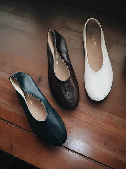 Barefoot Comfort Soft Leather Ballet Flats