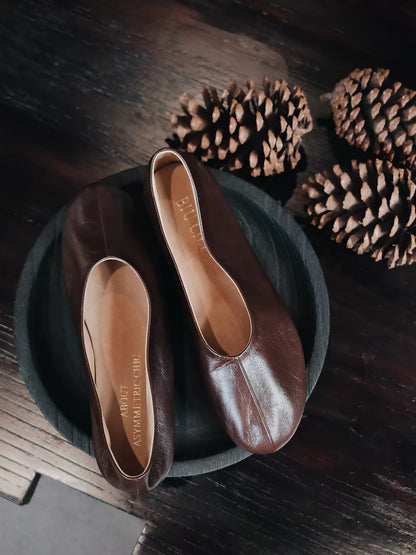 Barefoot Comfort Soft Leather Ballet Flats