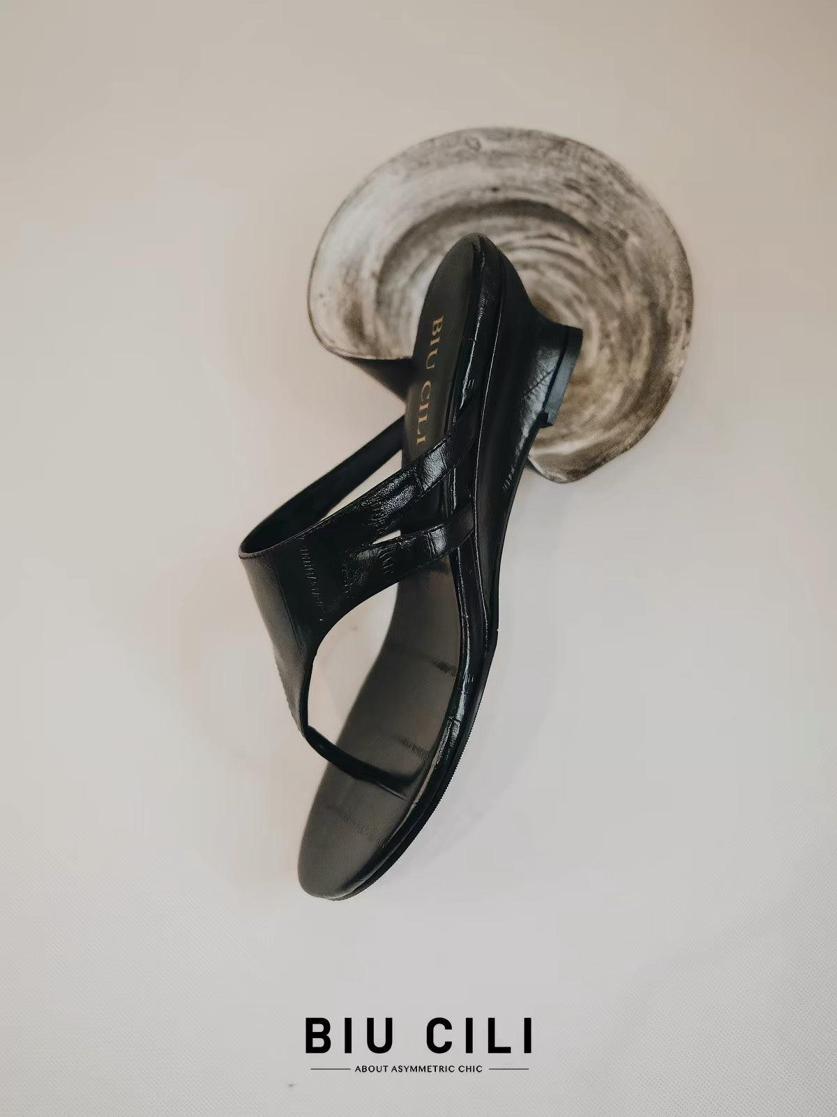 Summer Leather Wedge Heel Sandals