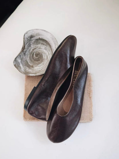Barefoot Comfort Soft Leather Ballet Flats