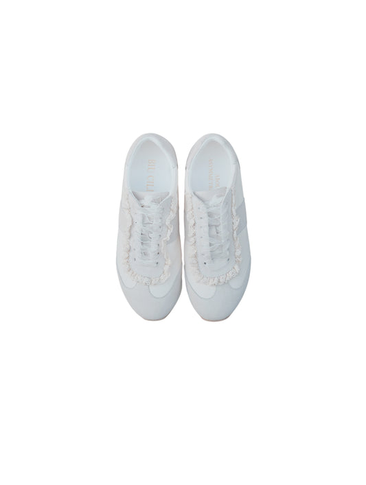 Bloom Mary Jane Sneakers with Cotton Lace